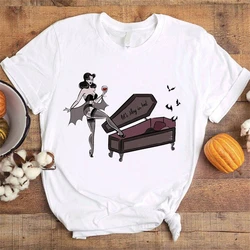 Ladies Vintage Clothes Print Casual Simple Tops Fashion Ladies Short Sleeve T Shirts Ladies Summer T Shirts Cartoon Pattern T Sh