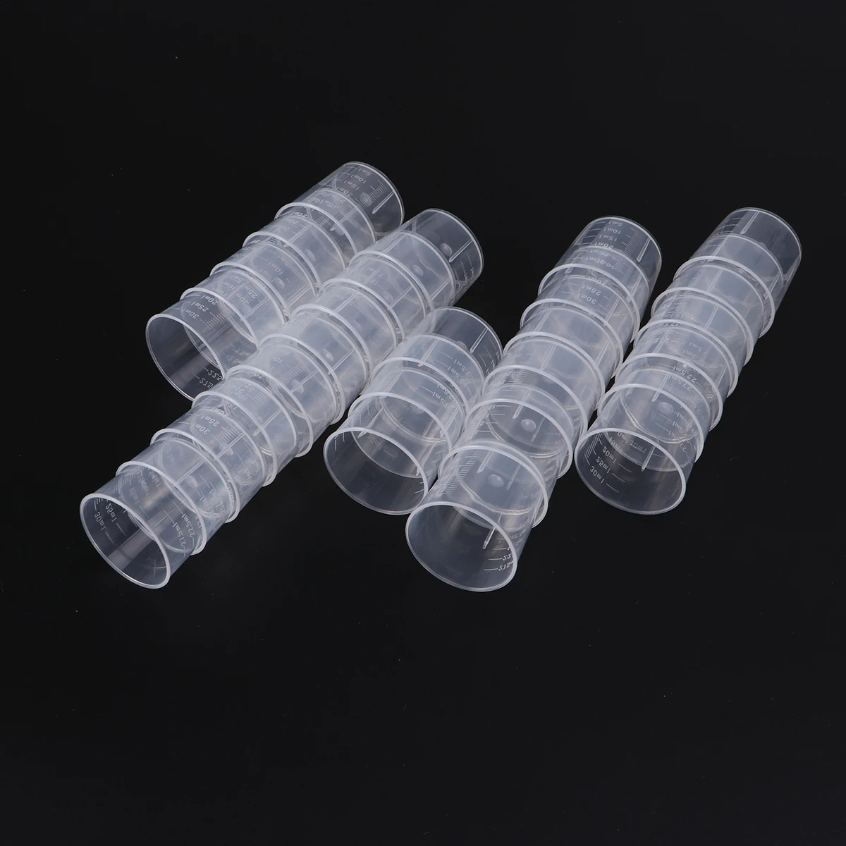 

30 Pcs Measuring Cup Cups Tools Molded Graduation Marks Clear Graduated Beakers Kitchen