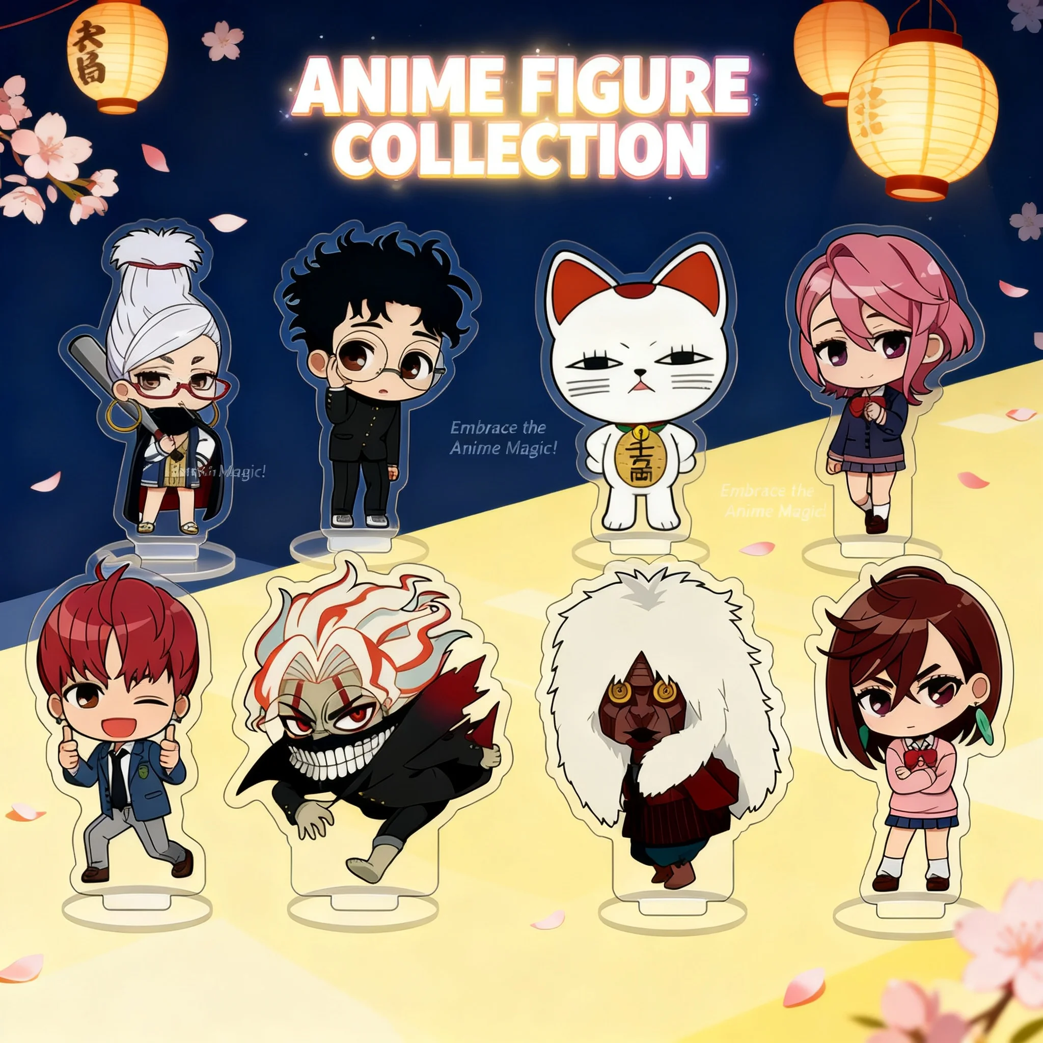 Figura de Acrílico de 8cm de Dandadan, Momo Ayase, Seiko Ayase, Ken Takakura, Decoración Creativa para Escritorio, Regalo Coleccionable para Fans del Anime