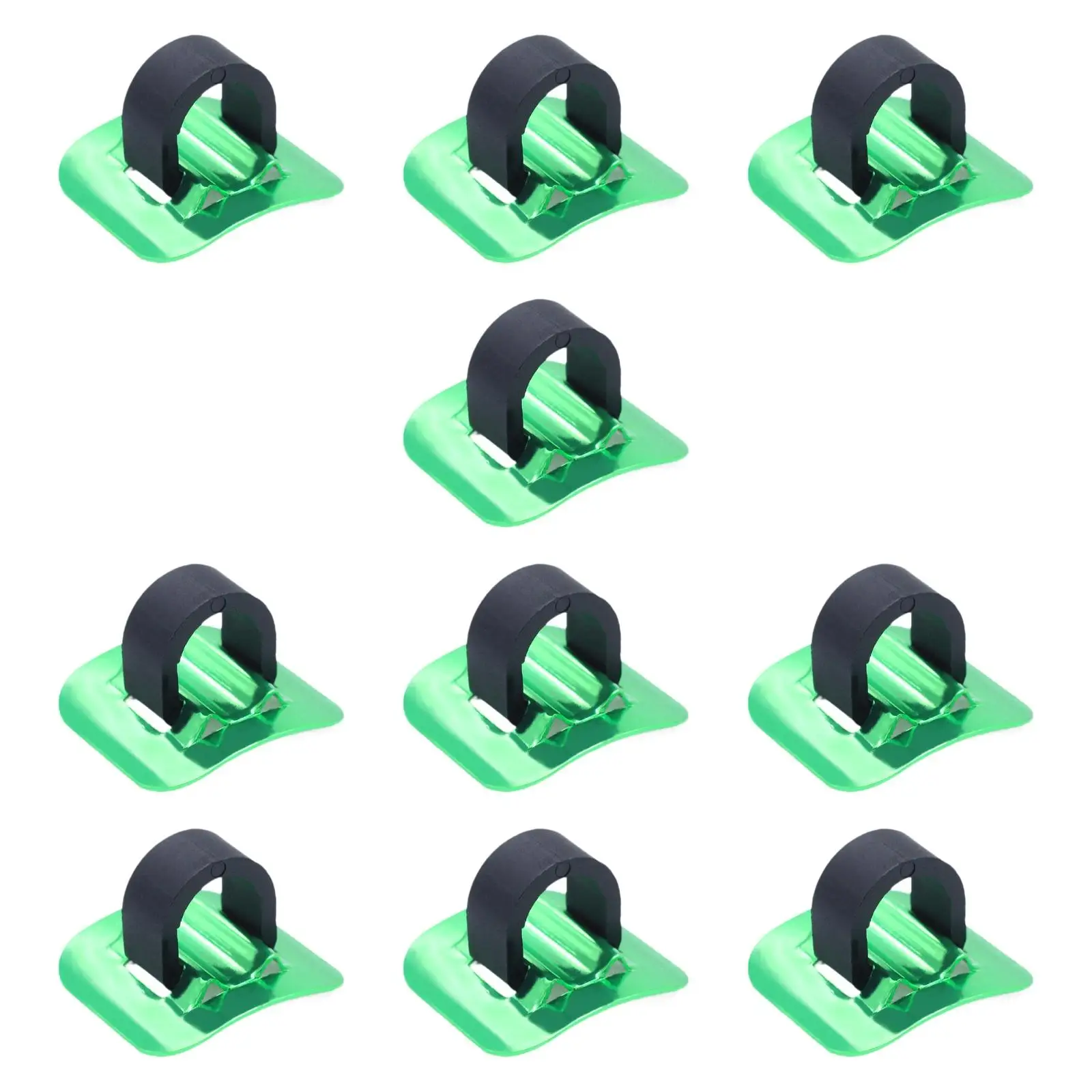 

10x Bike Cable Clips Bike Fork Brake Hose Guides Lightweight for Mountain Bikes