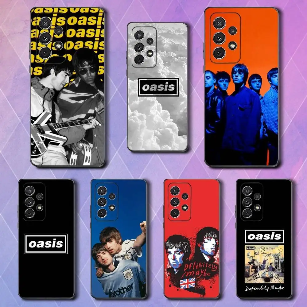 

Band O-Oasis-ES Rock Phone Case For Samsung S25,S24,S23,S22,S21,S20,S10,Ultra,Plus,Lite,FE,Soft Silicone Black Cover