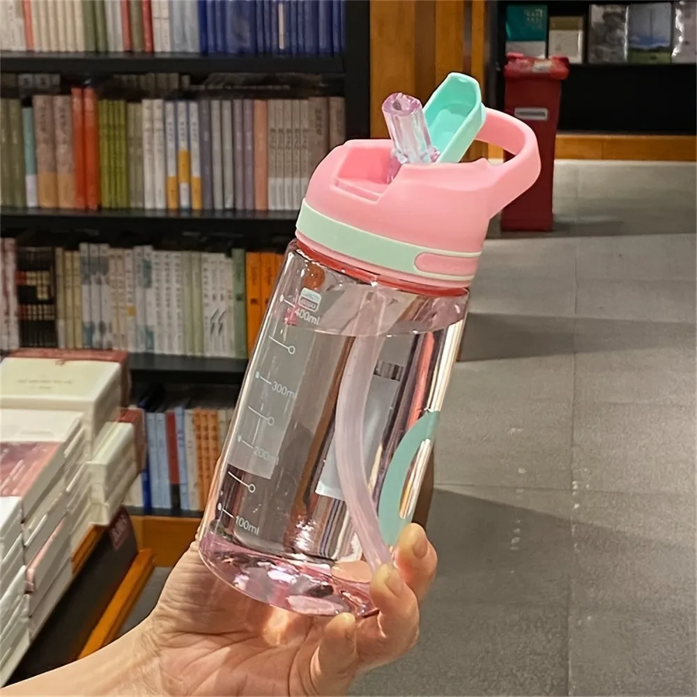 450ml Portable Water Bottle for Gym, Fitness, Outdoor Camping, Hiking, and Sports - PC Material, Sealable