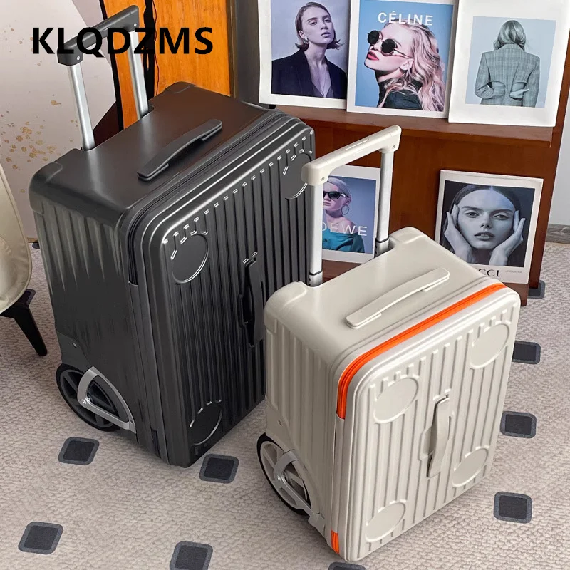 

KLQDZMS ABS+PC Suitcase New Boarding Box 20"24 Inch Men's Trolley Case Women's Password Box Universal Wheel Rolling Luggage