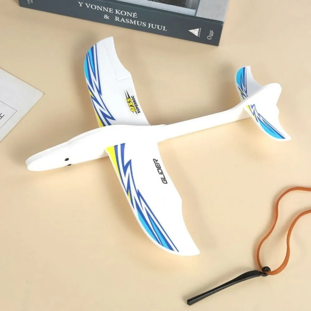Ligthweight Airplane Glider Model Popular 3 Styles Rubber Band Powered Helicopter Students Flight Competition for Outdoor