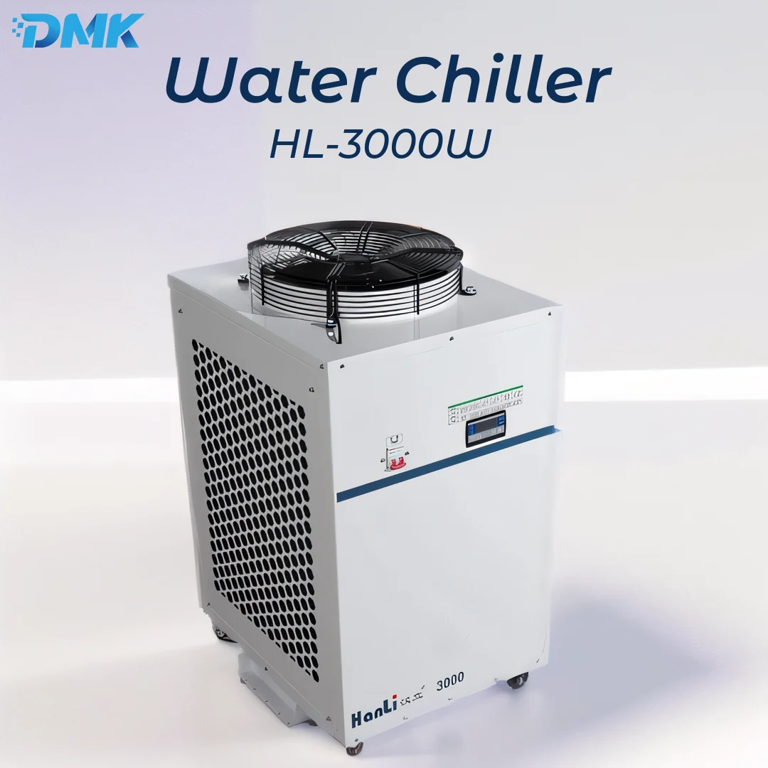 HANLI HL-3000W Industrial Water Chiller 220V 50Hz 18A for 3000w Fiber Laser Engraving and Cutting Machine Water Cooling Machine