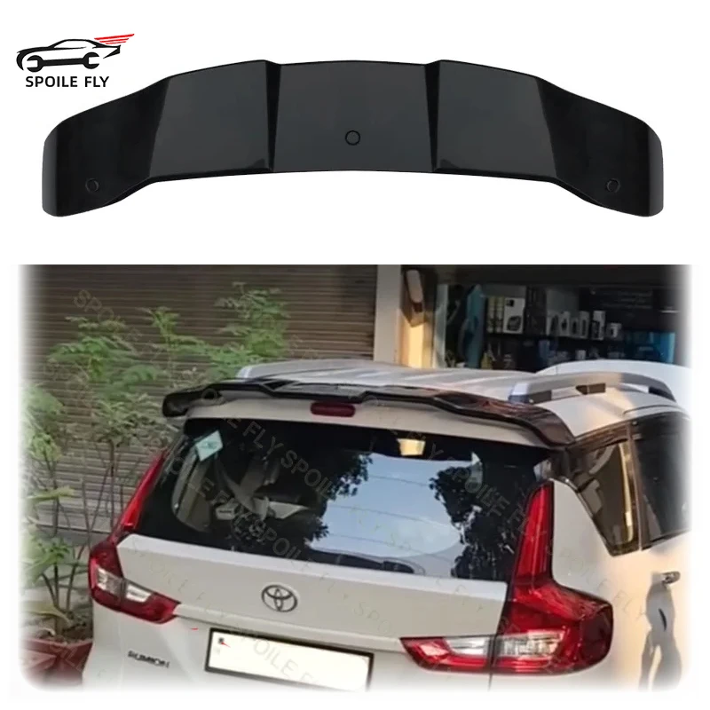 For Availing Suzuki Ertiga XL7 2019 To 2025 Monster Style High Quality ABS Car Rear Roof Wing Big Spoiler Glossy Black
