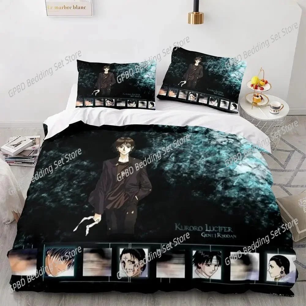 New Fashion HUNTER×HUNTER Bedding Set Single Twin Full Queen King Size Bed Set Adult Kid Bedroom Duvet cover Sets 3D Print Anime