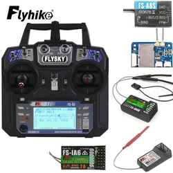 FlySky FS-i6 2.4G 6CH telecomando AFHDS con ricevitore FS-iA6 FS-iA6B trasmettitore RC per aereo Heli UAV Multicopter Drone