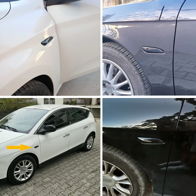

2 шт. накладки на боковые указатели поворота (без лампочек) для Alfa Romeo 147 156, Fiat Egea Tipo, Lancia Delta Ypsilon 3
