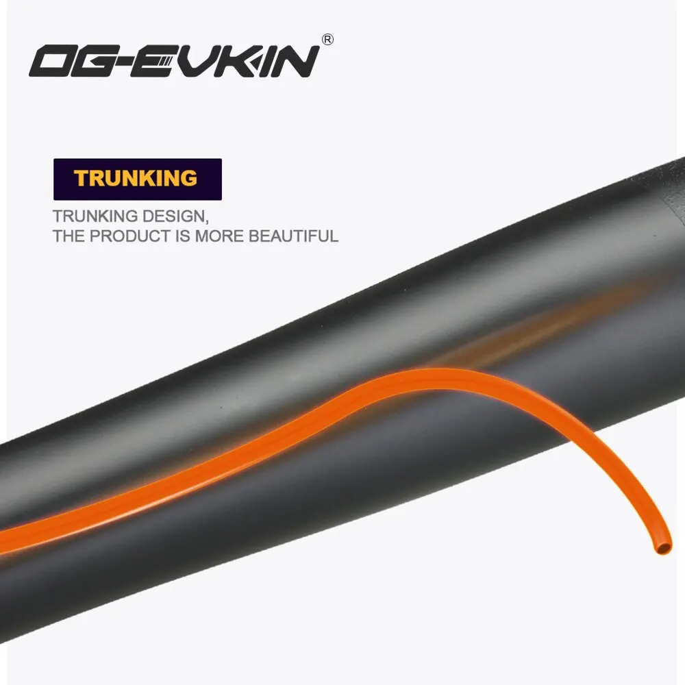 OG-EVKIN Carbon Handlebar Road Bike Drop Bar Bicycle Handlebar Road Bike Handlebar 31.8MM 360/380/400/420/440MM Bicycle Part