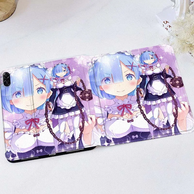 

R-Re Z-ZEROS Girl For Huawei MatePad M5 T5 SE 11 Pro Honor Tab 5 V7 V8 X9 GT 10.1 10.8 Inch Tablet Case