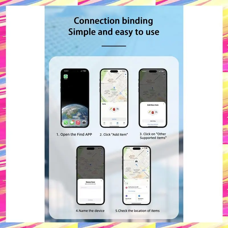 AIAI Ultra Slim Tracking Card Wallet Anti-Loss Card For Find My Ultra Thin Tracker