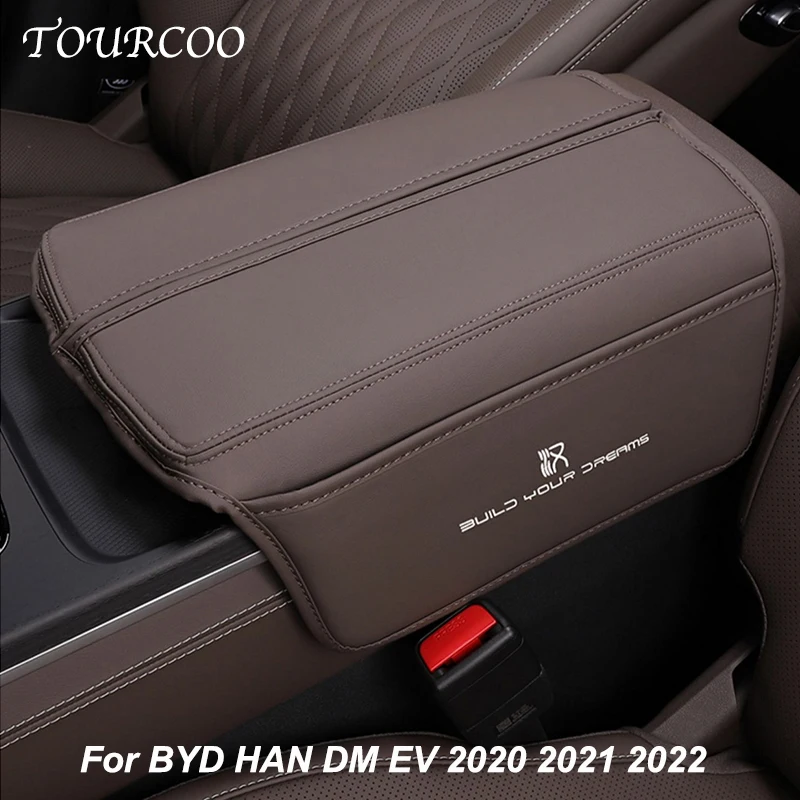 

For BYD HAN DM EV 2020 2021 2022 Center Control Armrest Case Protection Cover Modification Accessories