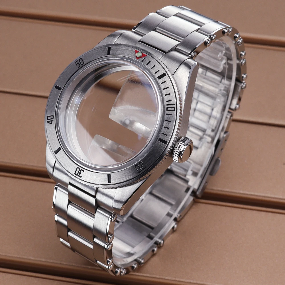 

38.8mm NH35/36 Watch Case Sapphire Glass AR Coatingfor For Seiko NH35 NH34 NH36 NH38 4R36 28.5mm Dial 20ATM Solid Steel Bracelet