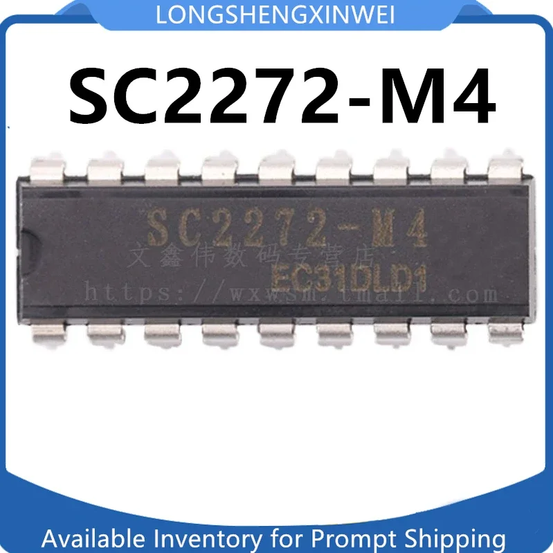1PCS New Original SC2272-M4 SC2272 2272-M4 PT2272-M4 Receiving Decoder Chip Direct Insert DIP18