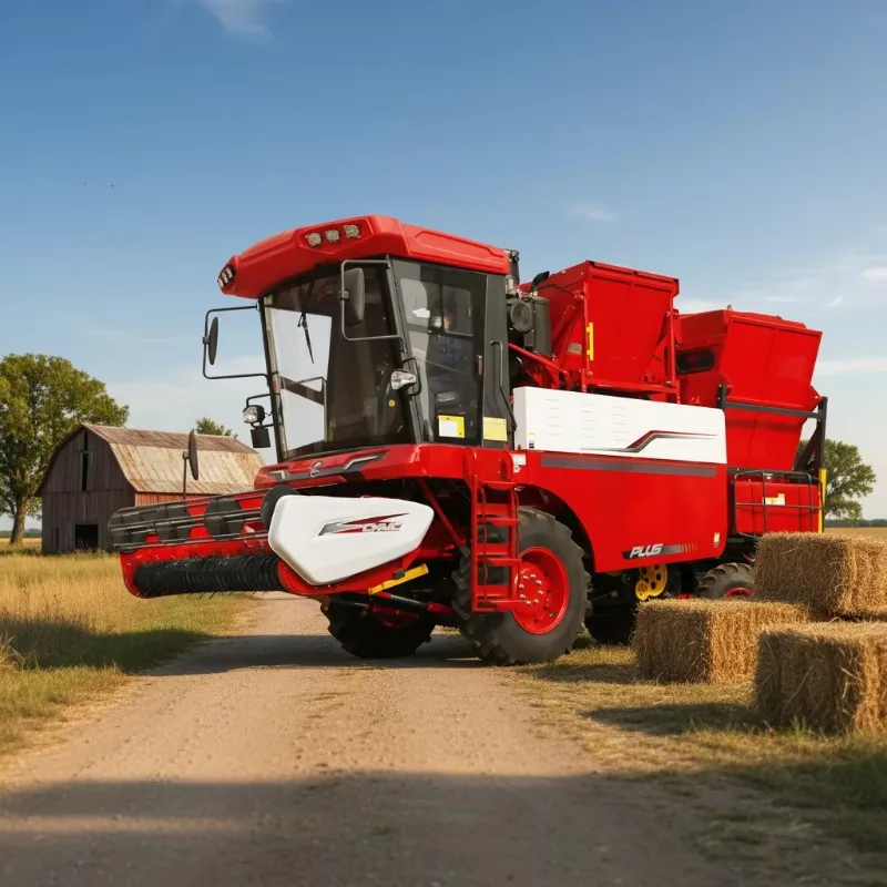 High Productivity Self Propelled Peanut Harvester Agricultural Machinery Commercial Sale Support Custom