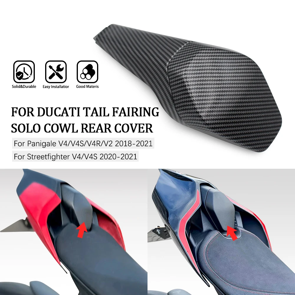 

Seat Back Cover Interior Fairing Cowl Fit For Ducati Panigale V4 V4S V2 V4R 2018-2023