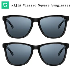 Original MIJIA Classic Square Sunglasses TAC Polarized Lenses Glasses Retro Light Frame Screwless UV Protection Driver Women Men