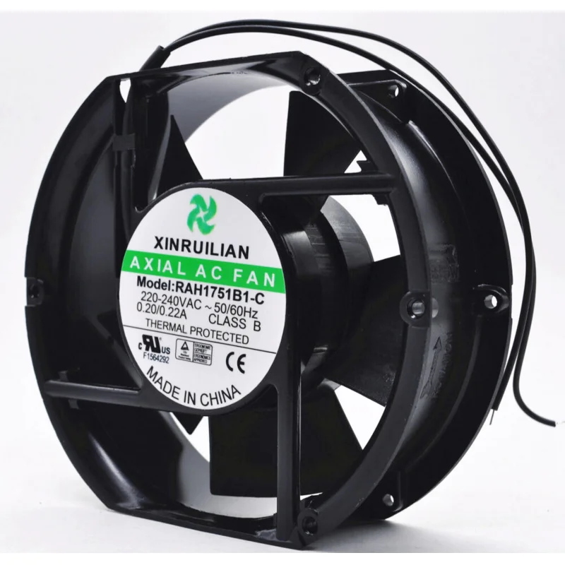 A+ 1 of FOR New XINRUILIAN RAH1751B1-C cooling fan 220/240VAC 2-wire
