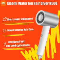 Xiaomi MIJIA Mi Double Water Ion Hair Dryer H500 White With Magnetic Suction Nozzle Diffuser Portable Xiomi Smart Home Hairdryer