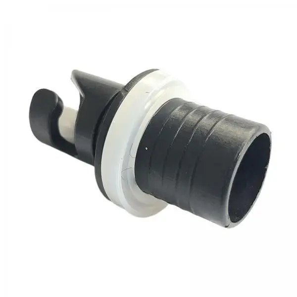 Kayak Inflatable Boat Air Valve Adapter Nylon Connector for Canoe Foot Pump Hose Hiking Fishing Camping Accessory