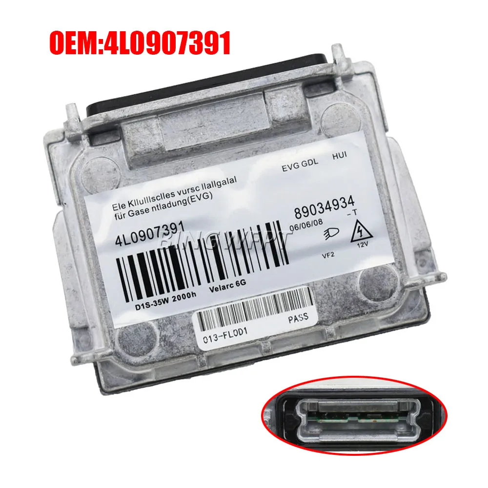New 6G D1S Xenon HID Headlight Ballast Control Unit Module 89034934 4L0907391 Valeo For BMW Audi VW GMC Volvo Car Accessories