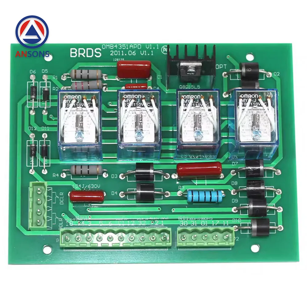

OMB4351APE XRDS BRDS OTIS Elevator Resistance Door Machine PCB Board Ansons Elevator Spare Parts