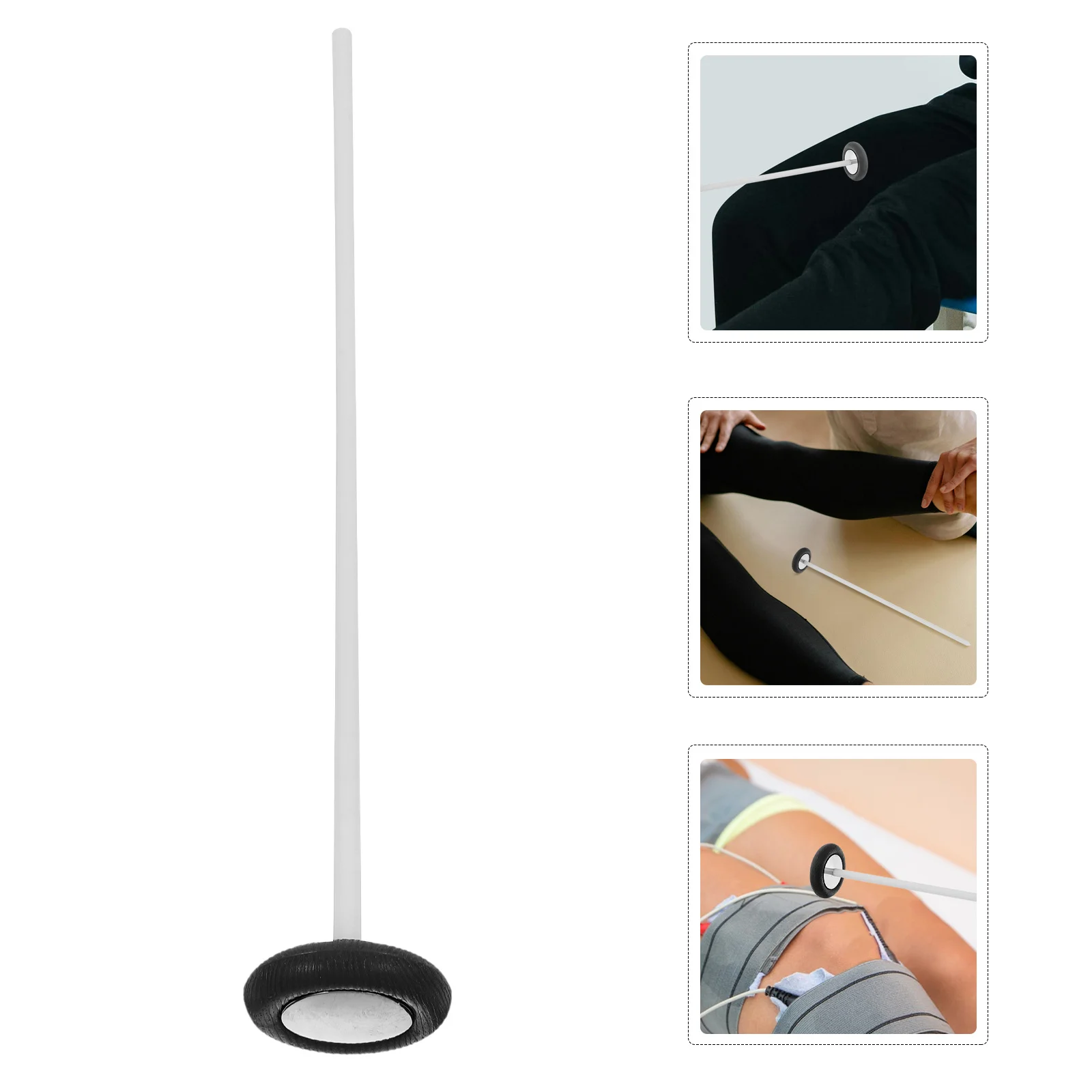 

Multi-Purpose Portable Round Reflex Hammer Plastic Lightweight Medical Diagnostic Tool for Neurological Testing Clinic Use