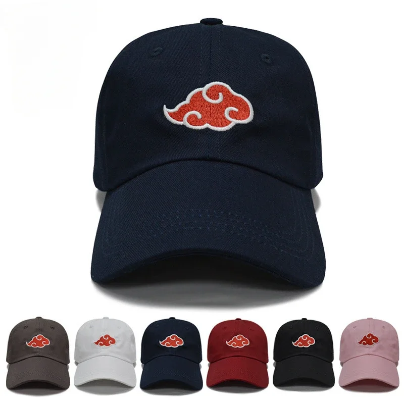 Naruto Cartoon Cap Uzumaki Uchiha Kakashi Sasuke Anime Action Figures Embroider Toys Baseball Sport Cap Children Birthday Gifts