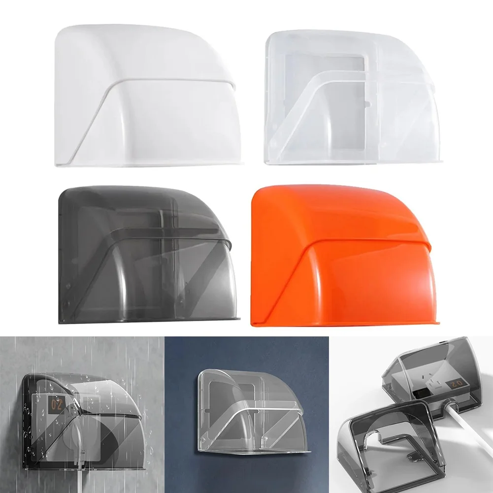 86 Type Outdoor Socket Protective Cover Waterproof Socket PC Material Socket Box Power/ Outlet Supply Rainproof Cover Box