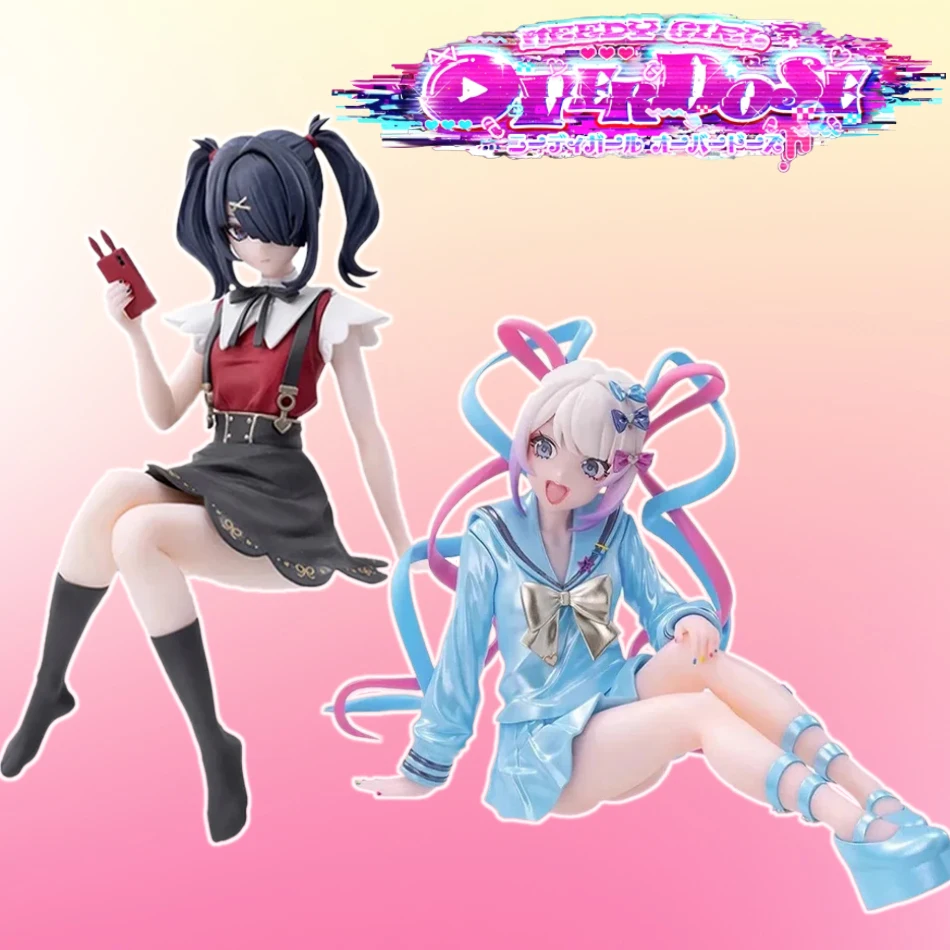 NEEDY GIRL OVERDOSE KAngel Tenshi Chan Ame Chan PVC Figure Sitting Virtual Idol Collectible Statue Desktop Decor Ornament Gift