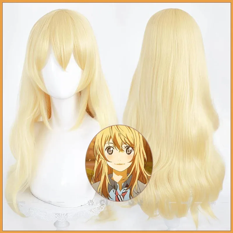 2025 22 أنيمي كذبتك في أبريل ميازونو كاوري تأثيري حلي شعر مستعار Shigatsu wa Kimi no Uso JK دعوى زي مدرسي تنورة المرأة Gi