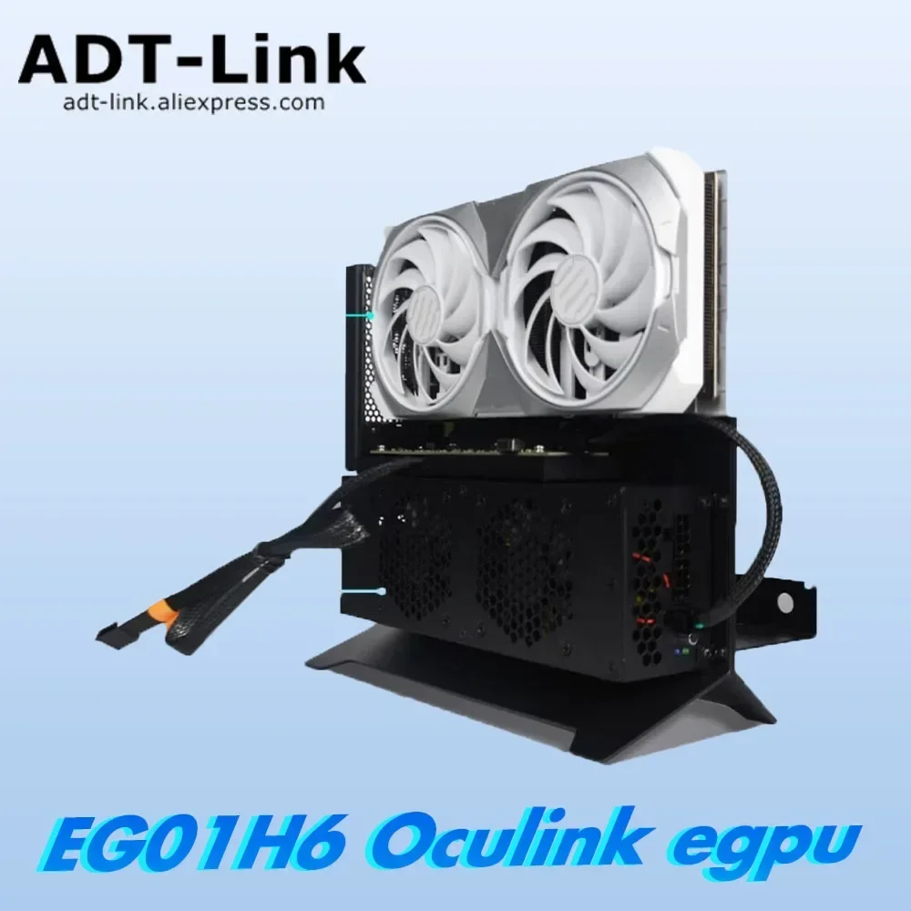 Vertical Oculink Graphics Docking Station M.2 to Oculink GPU Dock for ThinkBook - PCIe 4.0 Hot Swap with 550W/800W Power Supply