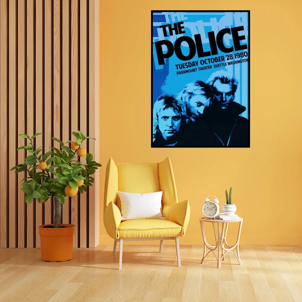 Rock Band The Police Poster Prints Wall Painting Bedroom Living Room Decoration Office Small