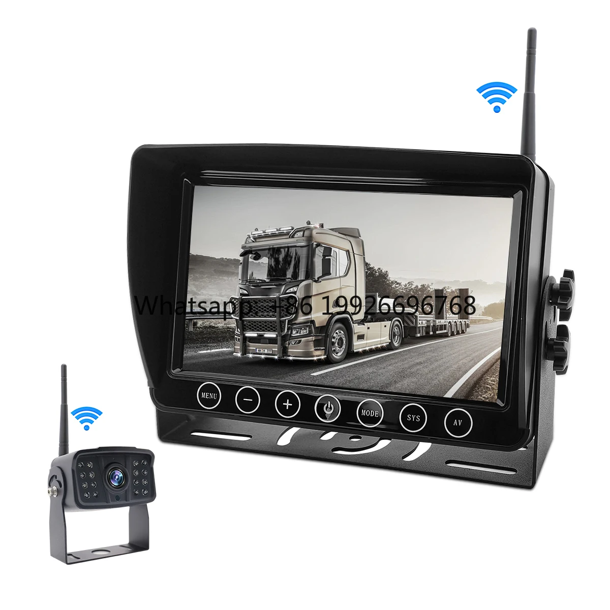 

BSD Digital Wireless Backup Camera System 7 Inch IPS Wireless Reverse Dustproof for Construction Device
