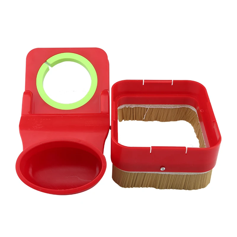 CNC Router Dust Shoe 75/80/85/90/100mm Dust Collector Dust Cover Brush For CNC Milling Machine Cleaner Woodworking Tools