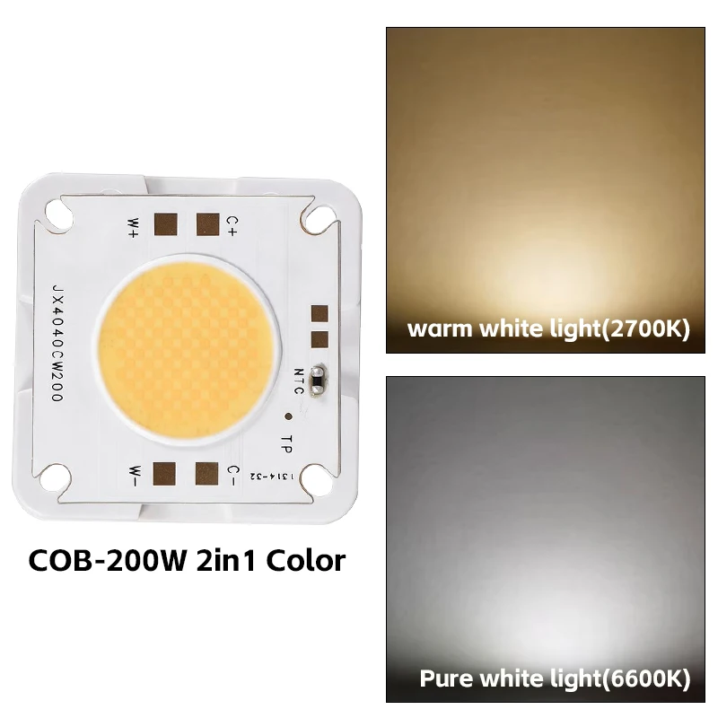 100W LED COB Beads Chip 200W Warm Cold White For 2/4 Eyes Audience Light Floodlight Lamp Spot Lighting LED COB Chips