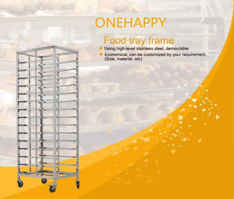 

Stainless Steel Baking Bread Tray Trolley