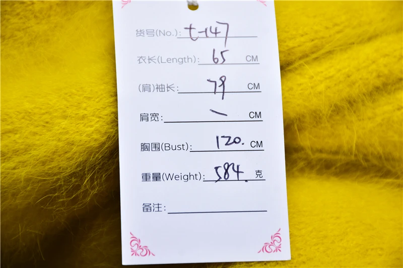 Women Mujer Autumn Winter Clothing Hairy Mink Cashmere Knitted O-Neck Long Sleeves Loose Pullover Angora Fur Sweater Jumper Pull