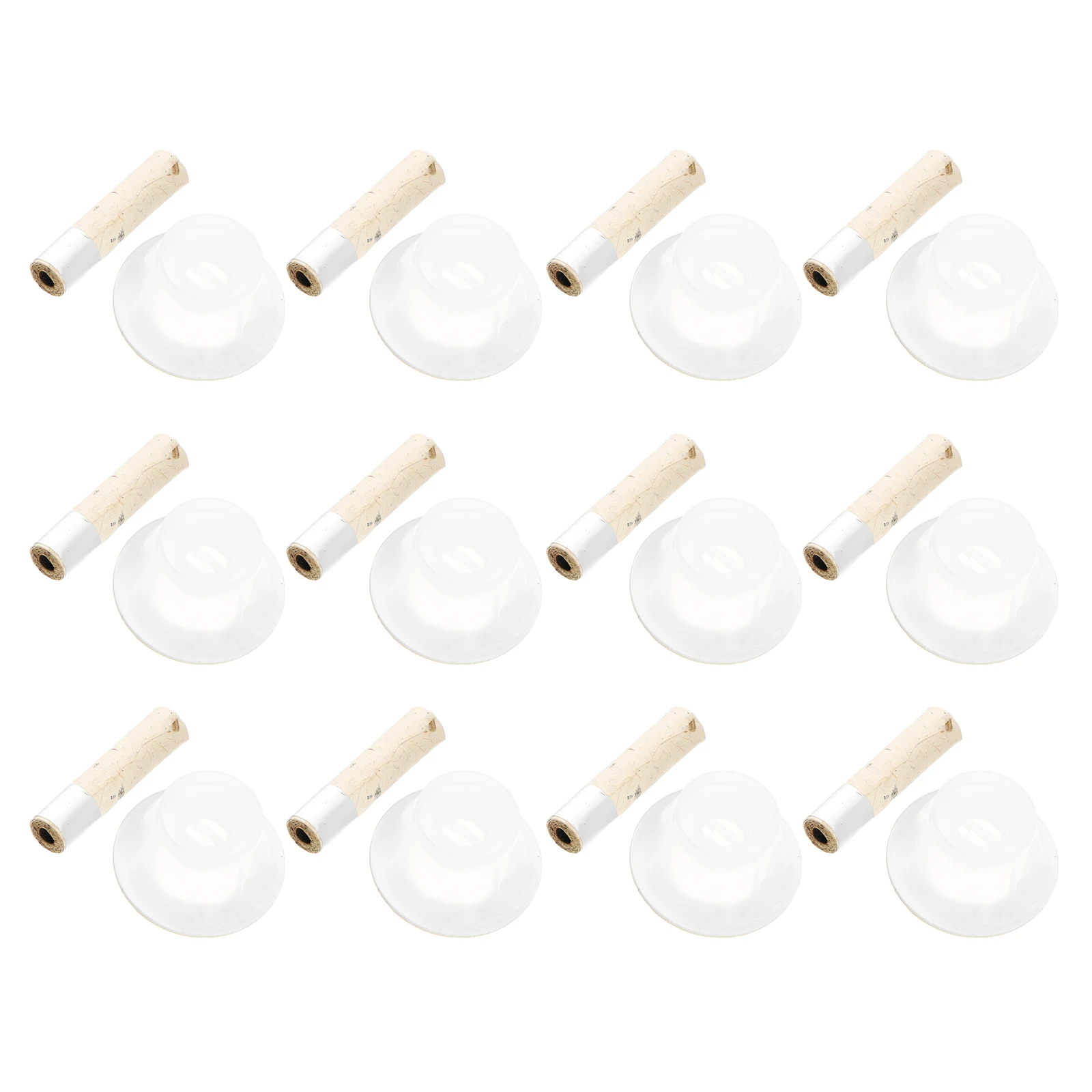 

25 Pcs Moxibustion Box Suspension Moxa Sticks Base Acupoint Therapy Portable Moisture Removal Safe Secure Practical Design