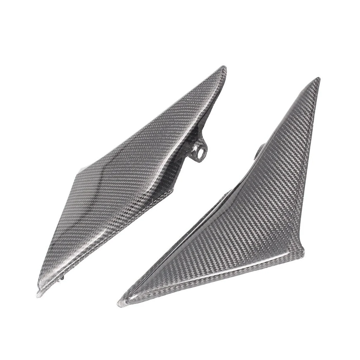 Carbon Fiber Look Motorcycle Tank Side Trim Cover Fairing Cowl for CBR600RR 2003-2004