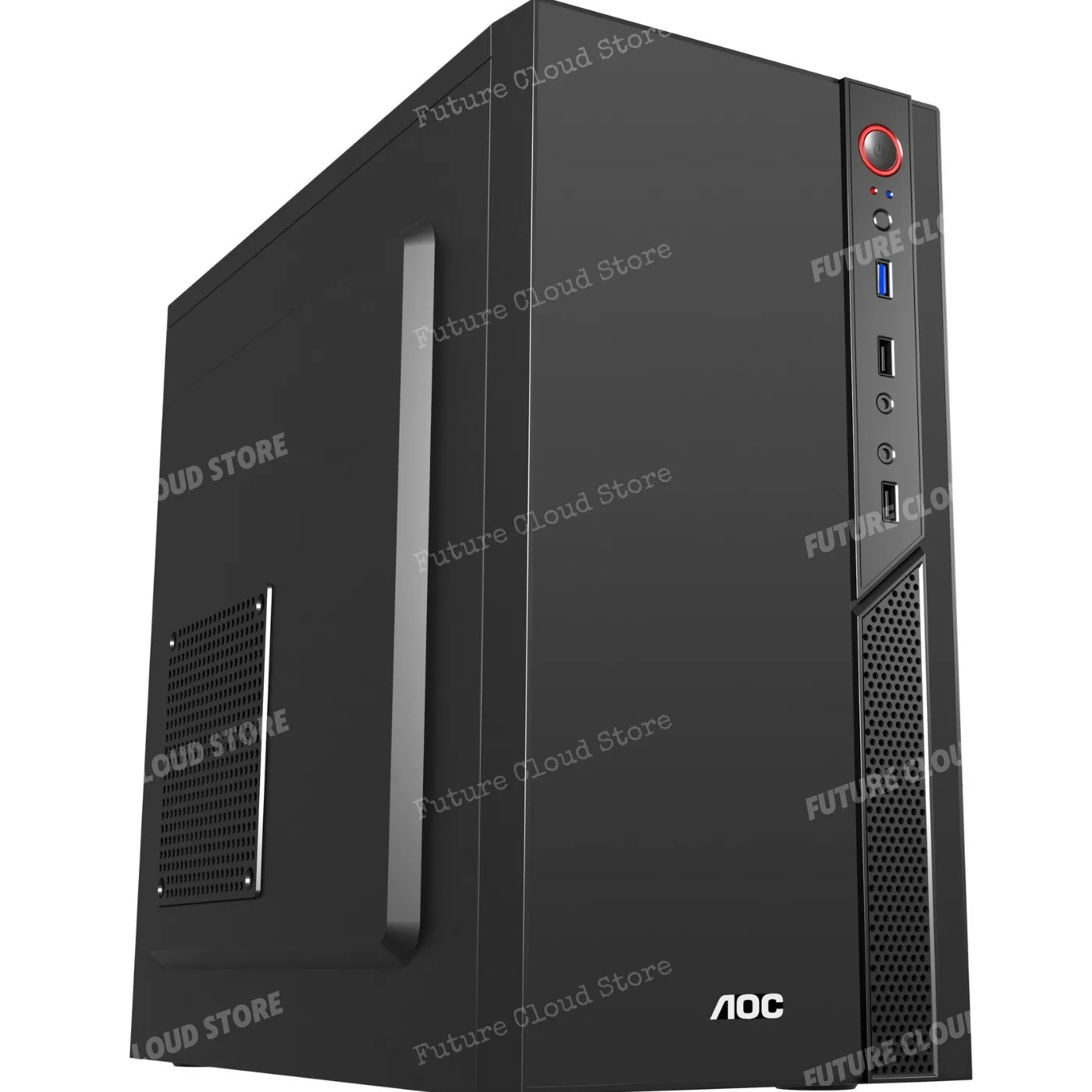 

AOC CB109B desktop computer office desktop empty chassis supports matx/itx motherboard front USB3.0