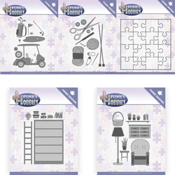 Piggy Craft fustelle in metallo taglio fustella stampo lavorato a maglia golf trucco puzzle Scrapbook mestiere di carta coltello stampo lama punzonatrice stencil