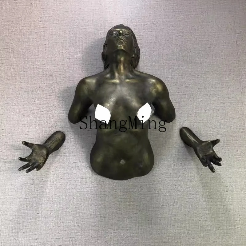 

SM new high-end store three-dimensional modern simple large wall wall decoration