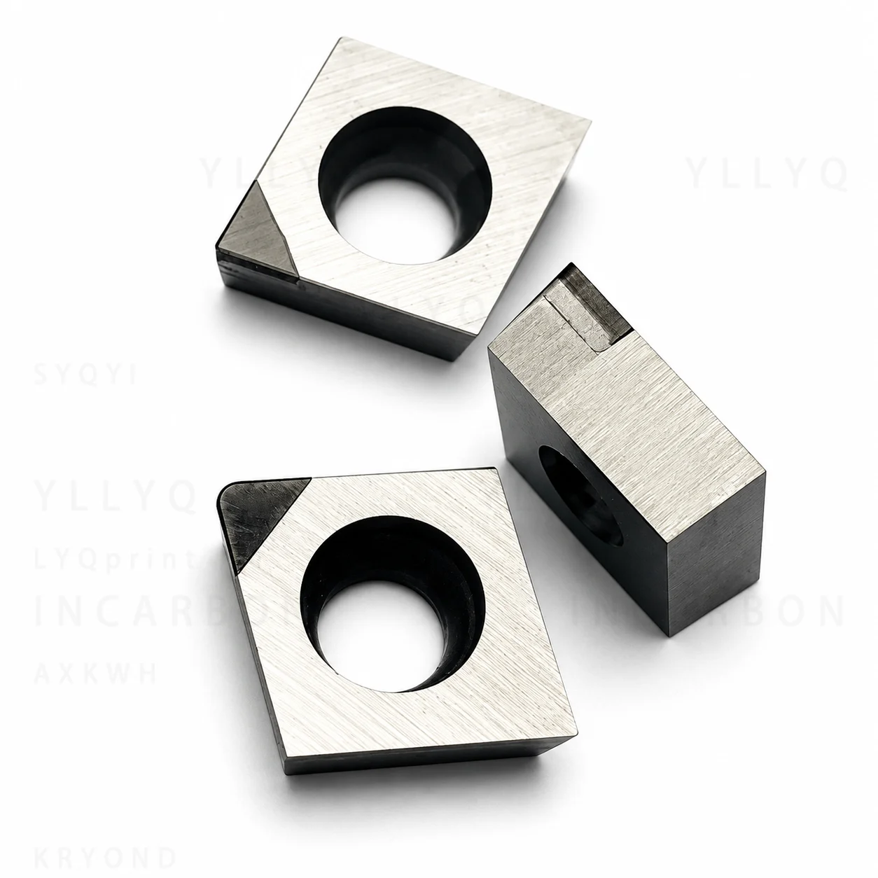 10PCS CCGW09T302/304/308 PCD CBN Diamond Carbide Inserts CNC Lathe Tools for Aluminum Copper Hardened Steel Cast Iron