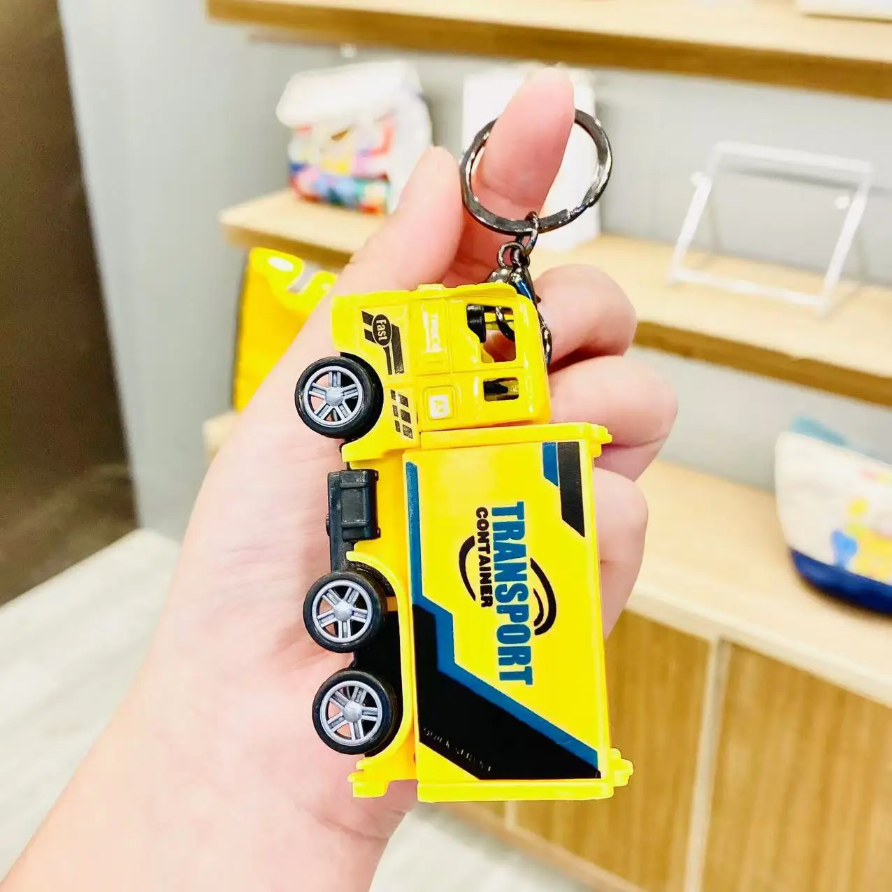 Мини-сплав, имитация курьерской машины, можно открыть дверь, игрушки, креативный роликовый автомобиль, логистика, транспортная машина, детские игрушки, подвеска-ключ