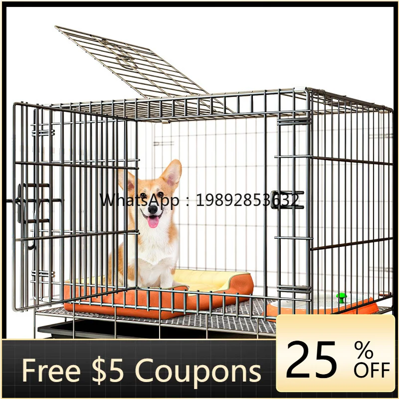 

ZZ Wyj Dog Crate Medium-Sized Dog Kennel Toilet Integration Does Not Occupy Local Indoor Home