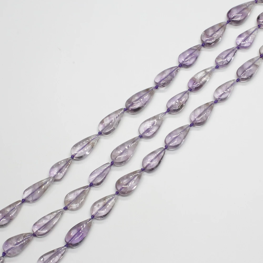 Gains Irregular Amethyst Oval Drop Chips Tooth Form Strand For Necklace Design Jewlery Fitting Accessories Free Shipping