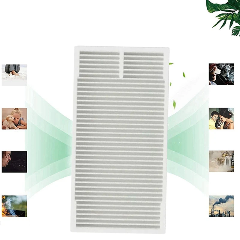 【Berserkk】ตัวกรอง 10 ชิ้นสําหรับ Midea M9 / Eureka Nere10s E10S / Obode A8 อะไหล่ทดแทนอุปกรณ์เสริมแผ่นกรอง HEPA