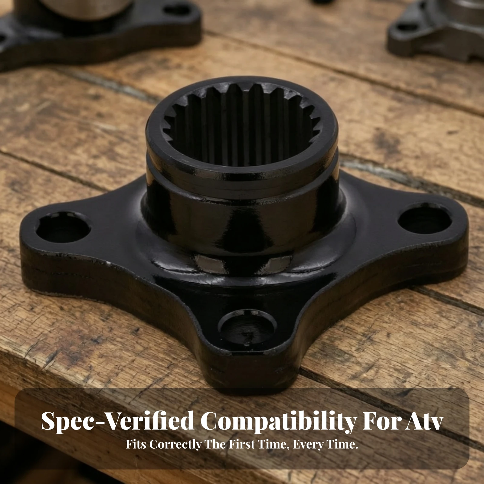 Four-lug Splined Output Flange Coupling for CF400 CF500 CF600 Utility Vehicle Drivetrain Replacement Part